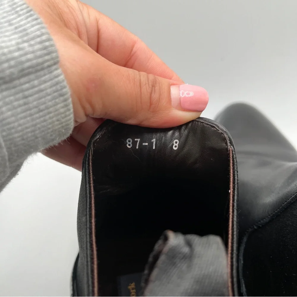 TO BOOT NEW YORK EUC Myles Chelsea Boot (Men) size 8 EUC black leather